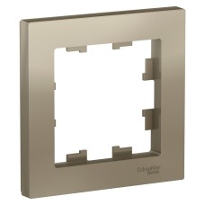 AtlasDesign рамка 1-местная, шампань (ATN000501). Рамка. Systeme Electric