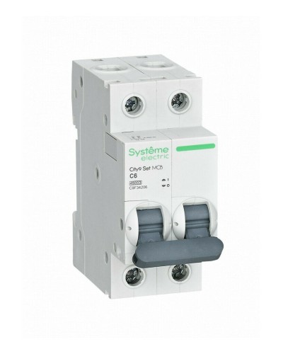 City9 Set 2P 6А 4.5kA С (C9F34206). Автоматический выключатель. Systeme Electric в Тюмени