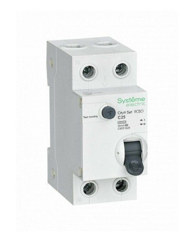City9 Set 1P+N С 25А 4.5kA 30мА A 230В (C9D55625). Автоматический выключатель дифференциального тока. Systeme Electric в Тюмени
