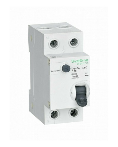 City9 Set 1P+N С 20А 4.5kA 10мА A 230В (C9D51620). Автоматический выключатель дифференциального тока. Systeme Electric в Тюмени