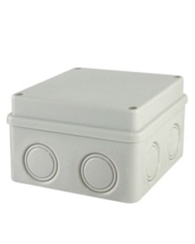 Коробка ОП 110х110х70мм, крышка на винтах, IP55, 8вх., без гермовводов (SQ1401-0824). Распаячная коробка. TDM ЕLECTRIC в Тюмени