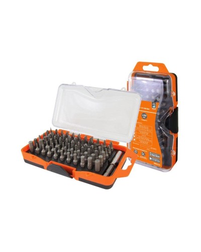 Набор бит №4, 66 бит: SL, PH, PZ, HEX, TORX, SQ,  удлинитель, сталь CR-V «Алмаз» TDM (SQ1019-0104): Набор бит в Тюмени