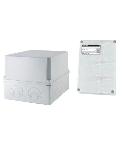 Коробка ОП 240х195х165мм, крышка, IP55, кабельные вводы d28-3шт, d37-2шт (SQ1401-1274). Распаячная коробка. TDM ЕLECTRIC в Тюмени