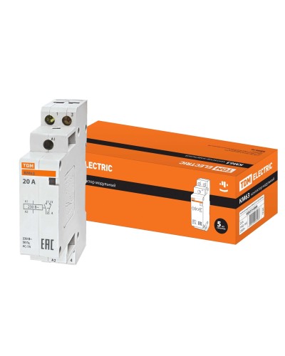 КМ 63/2-20 1НО;1НЗ (SQ0213-0006). Контактор модульный. TDM ЕLECTRIC в Тюмени