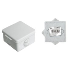 Коробка ОП 65х65х50мм, крышка, IP54, 4вх (SQ1401-0511). Распаячная коробка. TDM ЕLECTRIC