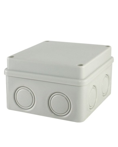 Коробка ОП 110х110х70мм, крышка на винтах, IP55, 8вх., без гермовводов (SQ1401-0814). Распаячная коробка. TDM ЕLECTRIC в Тюмени