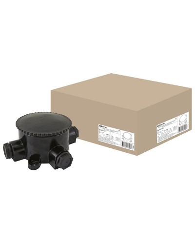 КЭМ 2-660-3 ОП D95мм IP65, 3-х рожковая (карболит) TDM (SQ1401-1101). Коробка электромонтажная. TDM ЕLECTRIC в Тюмени