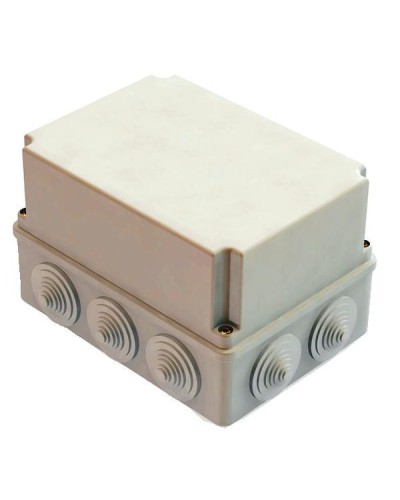 Коробка ОП 190х140х120мм, крышка, IP55, 10 гермовводов (SQ1401-1246). Распаячная коробка. TDM ЕLECTRIC в Тюмени