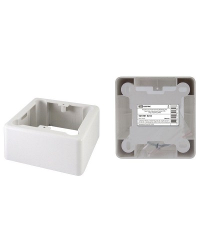 Коробка установочная ОП 85х85х42мм, 1-местная, подъемная, белая, IP20 TDM (SQ1401-0232). Коробка установочная ОП. TDM ЕLECTRIC в Тюмени