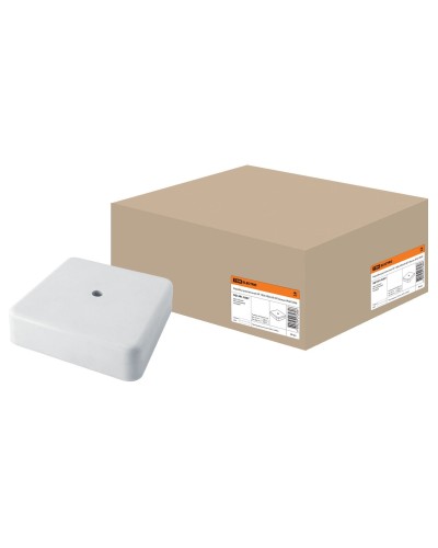 Коробка КР 100х100х29 ОП белая, IP40 (SQ1401-0207). Распаячная коробка. TDM ЕLECTRIC в Тюмени