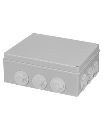 Распаячная коробка ОП 240х190х90мм, крышка, IP55, 12 гермовводов TDM (SQ1401-1143). Распаячная коробка ОП. TDM ЕLECTRIC в Тюмени