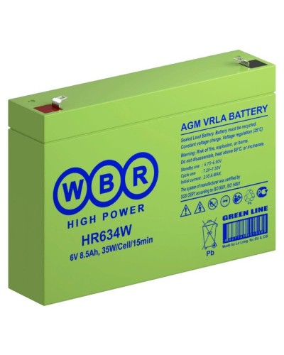 WBR HR634W. Аккумулятор герметичный свинцово-кислотный. WBR в Тюмени