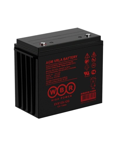 WBR EVX135-12G. Аккумулятор герметичный свинцово-кислотный. WBR в Тюмени