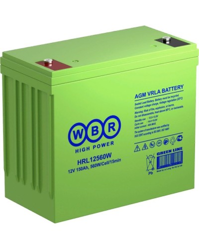 WBR HRL12560W. Аккумулятор герметичный свинцово-кислотный. WBR в Тюмени