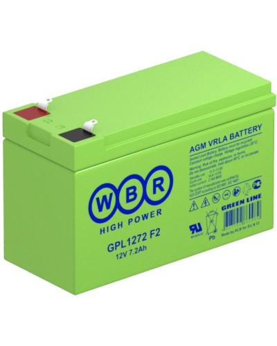 WBR GPL1272 F2. Аккумулятор герметичный свинцово-кислотный. WBR в Тюмени