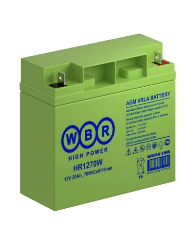 WBR HR1270W. Аккумулятор герметичный свинцово-кислотный. WBR в Тюмени