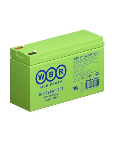 WBR HR1224W F2F1. Аккумулятор герметичный свинцово-кислотный. WBR в Тюмени