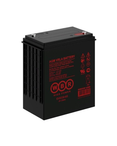 WBR EVX330-6G. Аккумулятор герметичный свинцово-кислотный. WBR в Тюмени