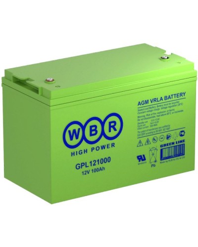 WBR GPL121000. Аккумулятор герметичный свинцово-кислотный. WBR в Тюмени