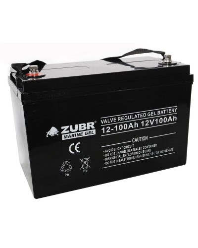 ZUBR MARINE GEL NPG 12-100 (12V, 100Ah). Аккумулятор герметичный свинцово-кислотный. ZUBR в Тюмени