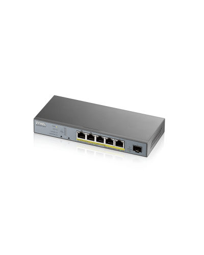 GS1350-6HP-EU0101F. L2 коммутатор PoE+ для IP-видеокамер. ZYXEL в Тюмени
