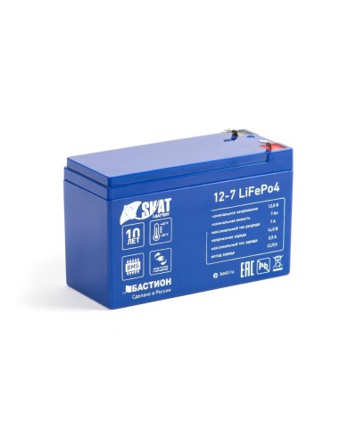 Skat i-Battery 12-7 LiFePo4 (645). Li-Ion аккумулятор. Бастион в Тюмени
