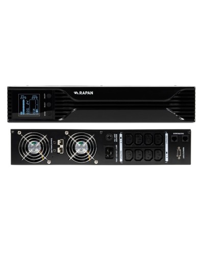 RAPAN-UPS 3000 RACK+4х9Ah (RAPAN-UPS 3000-RACK-IN-4х9-E) (8960). Бесперебойный источник питания. Бастион в Тюмени