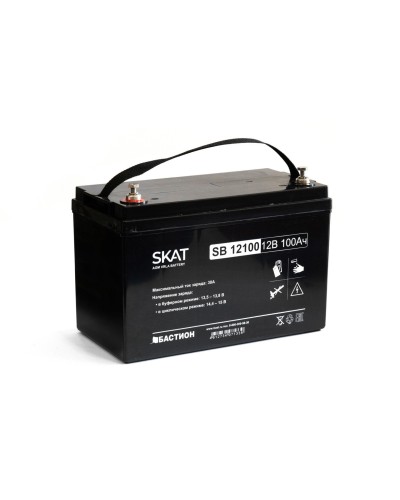 SKAT SB 12100 (2542). Аккумулятор герметичный свинцово-кислотный. Бастион в Тюмени