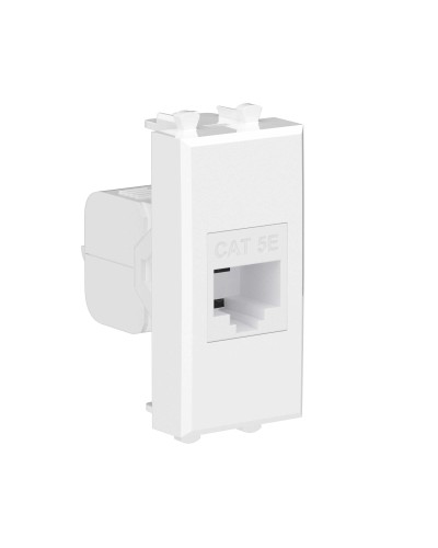 Розетка RJ-45 Avanti 1 модуль белое облако (4400661): Розетка компьютерная, без шторки модульная, кат.5е в Тюмени