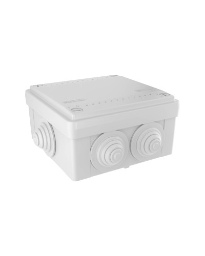 Коробка ответвительная с кабельными вводами IP55, 100х100х50 (53801). Коробка ответвительная. ДКС в Тюмени