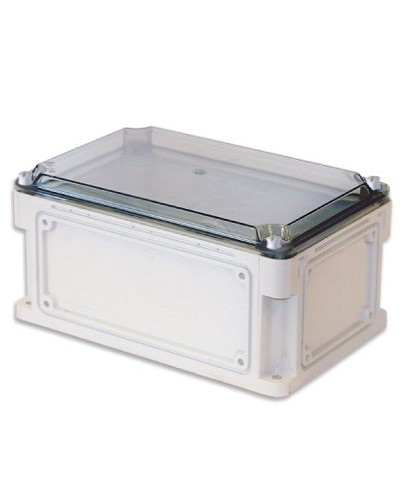Корпус RAM box 400х200х146, высота крышки 21 мм, IP67 (542211). Корпус с фланцами и прозрачной крышкой, без монтажной платы. ДКС в Тюмени