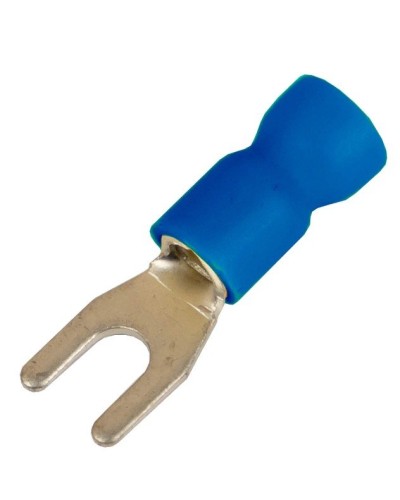 Наконечник вилочный НВИ 1,5-2,5 М3,5 (D3,7мм) (100 шт) (2B135P-EE-PVC). Наконечник вилочный с изолированным фланцем ПВХ. ДКС в Тюмени