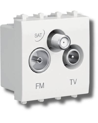 Розетка TV-FM-SAT Avanti 1 модуль ванильная дымка (4405532): Розетка TV-FM-SAT в Тюмени