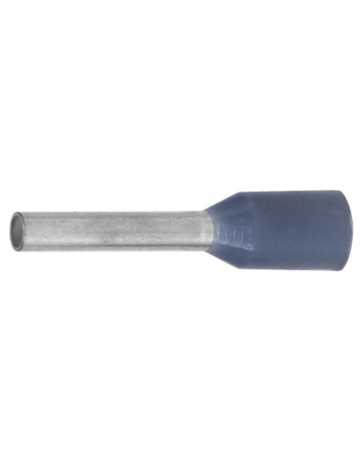 Наконечник-гильза НШВИ 0.75-12, серый (100 шт) (IF0.75-12GR). Наконечник-гильза с изолированным фланцем. ДКС в Тюмени
