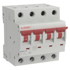YON max MD63S 4P 25А 4,5кА C (MD63S-4PC25). Автоматический выключатель. ДКС