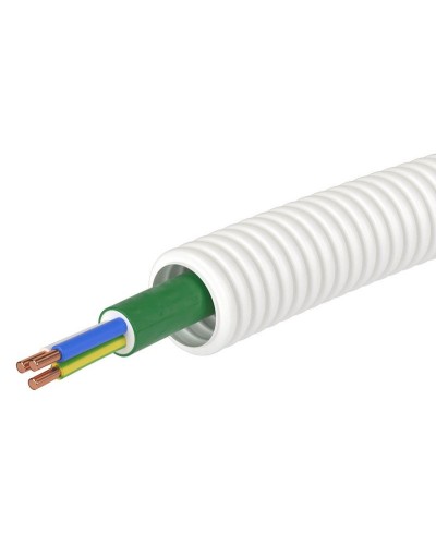 Труба ПЛЛ D20 + ППГнг(А)-HF 3х1,5 (ГОСТ+) (8L82050HF). Гофрошланг с кабелем. ДКС в Тюмени