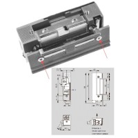 Basic 448 RR Easy Adapt Lucky 12 - 24 V AC/DC. Защелка электромеханическая. dormakaba