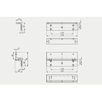 L+Z кронштейн для EMC 600 ALH. L+Z кронштейн для EMC 600 ALH. dormakaba