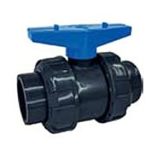 Ecoplast кран шаровый d25 (уплотнение TPV, остальное EPDM) с муфтовым окончанием (49447). Кран шаровый. Экопласт