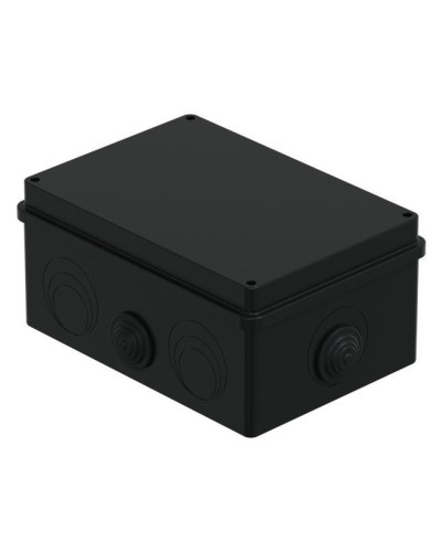Коробка JBS210 210х150х100, 8 вых., IP55, черная (44016BL-1). Коробка монтажная. Экопласт в Тюмени