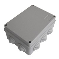 Коробка BJB/JBS150 150х110х70, 10 вых., IP55, серая (44009HF). Коробка монтажная, без галогена. Экопласт