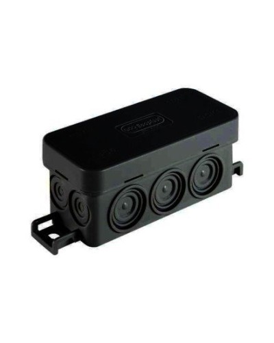 Коробка JBL090 90х42х40, 10 вых., IP55, черная (44055BL-1). Коробка монтажная. Экопласт в Тюмени
