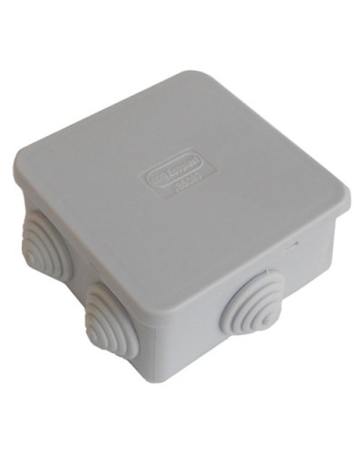 Коробка JBS080 85х85х50, 6 вых., IP44, серая (44066). Коробка монтажная. Экопласт в Тюмени