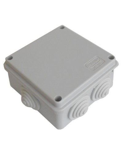 Коробка JBS100 100х100х55, 6 вых., 4P (1,5…10мм²) серая (43347HF-GR). Коробка монтажная, огнестойкая, без галогена. Экопласт в Тюмени