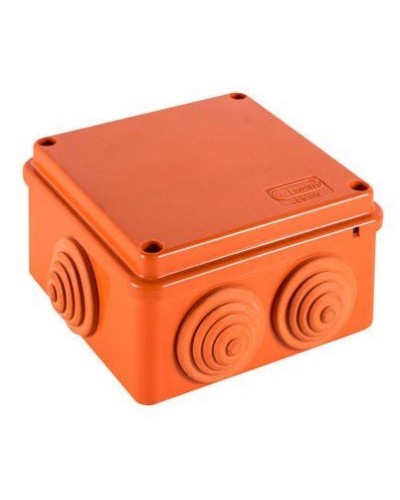 Коробка JBS100 100х100х55, 6 вых., 4P (1,5-10мм²) (43347HF): Коробка монтажная, огнестойкая, без галогена в Тюмени