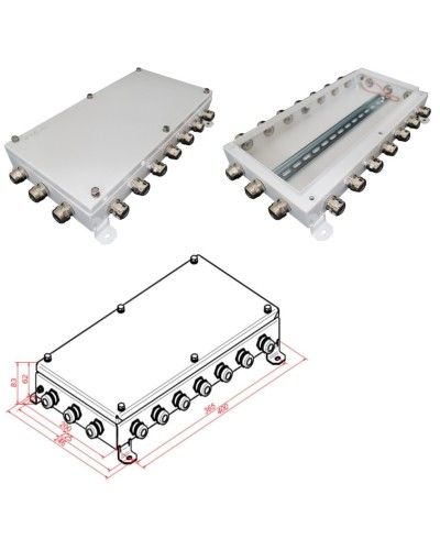 КМ IP66-2040. Коробка монтажная электротехническая. Гефест в Тюмени