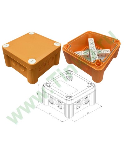 КМ-О-1212(П)(18к)-IP55: Коробка монтажная огнестойкая в Тюмени