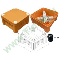 КМ-О-1212(П)(18к)-IP66(П6-12): Коробка монтажная огнестойкая