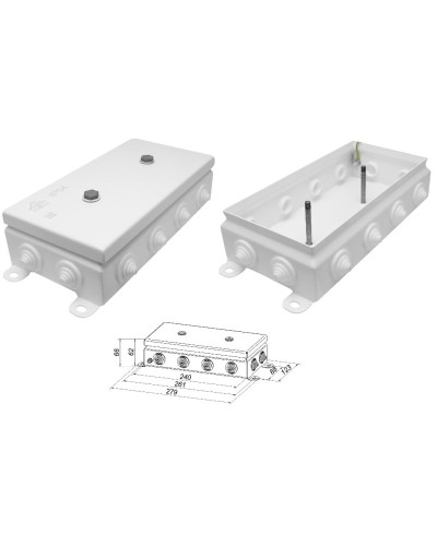 КМ IP55-1224. Коробка монтажная электротехническая. Гефест в Тюмени