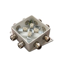 КМ-О (8к)-IP66-120х120, три ввода: Коробка монтажная огнестойкая